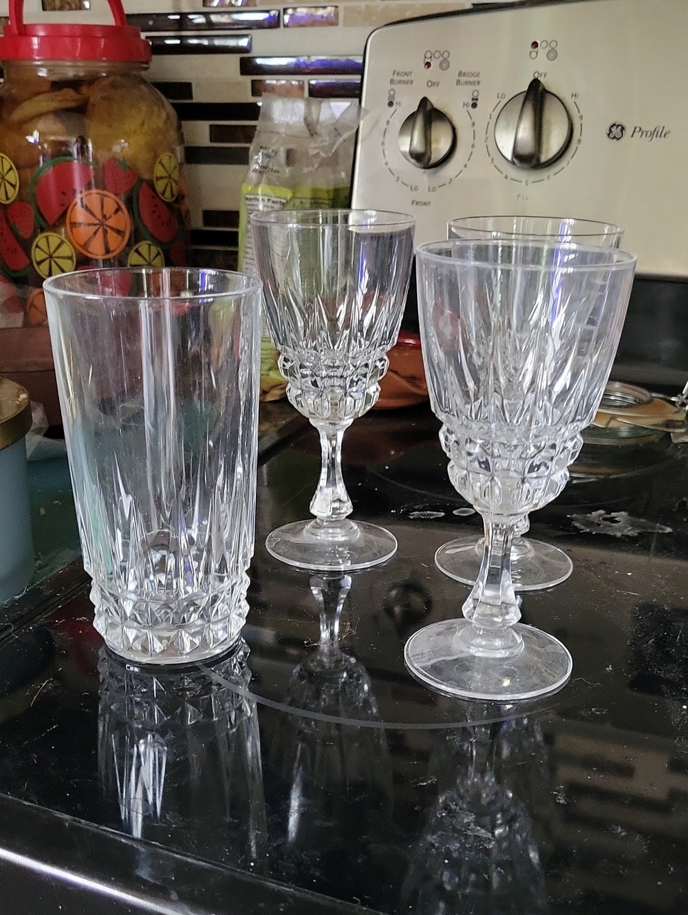 Vintage French Crystal Glasses